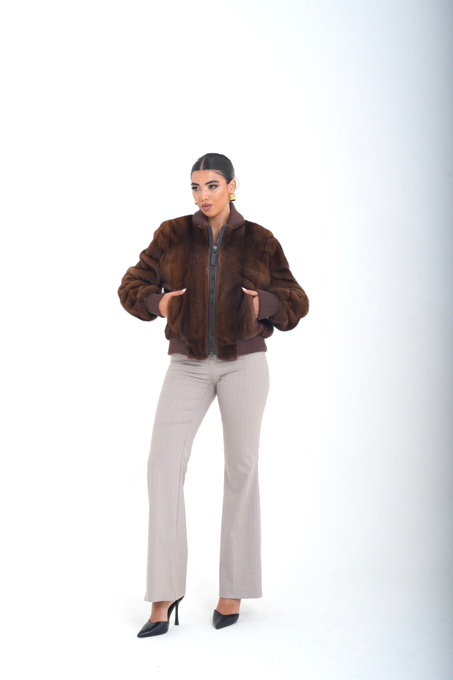 Bomber visone xclusive Luxury