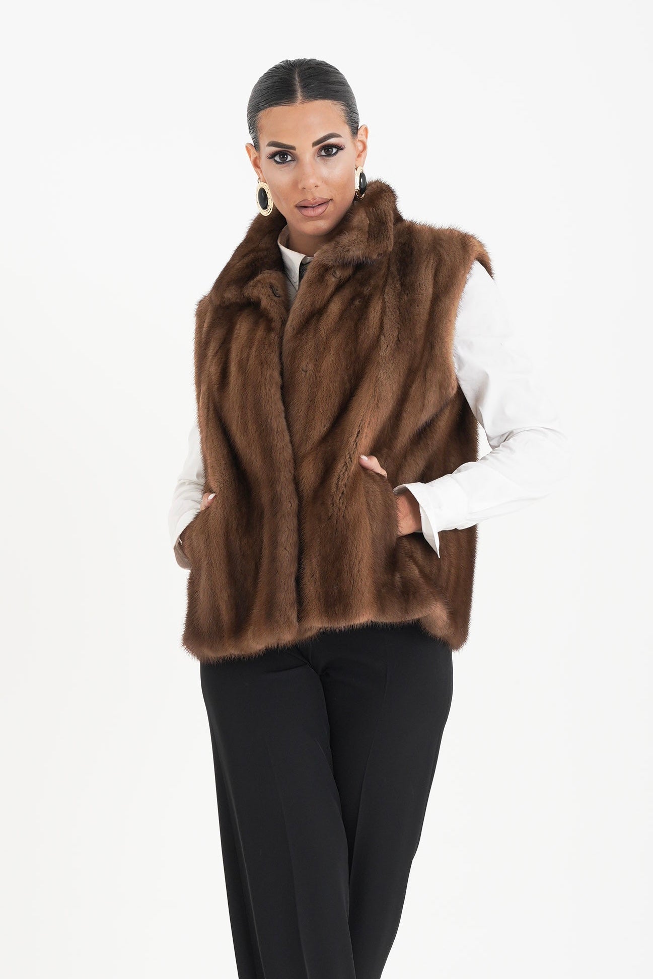 Gilet visone velia