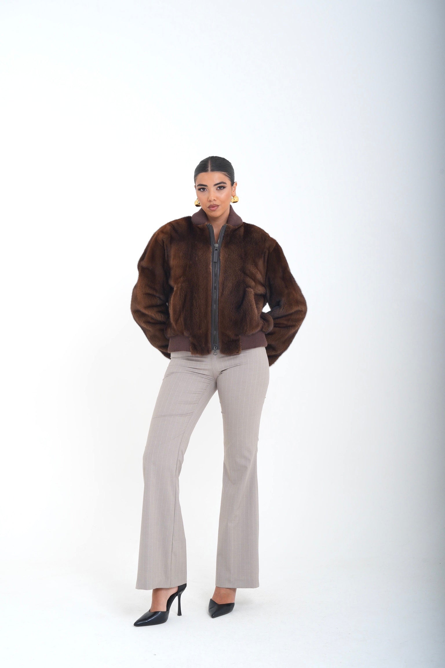 Bomber visone xclusive Luxury