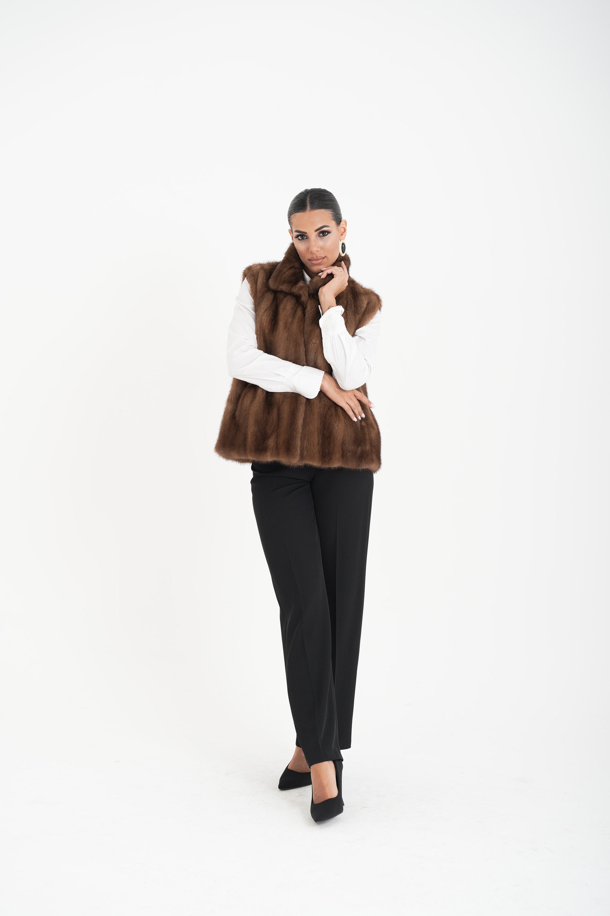Gilet visone velia