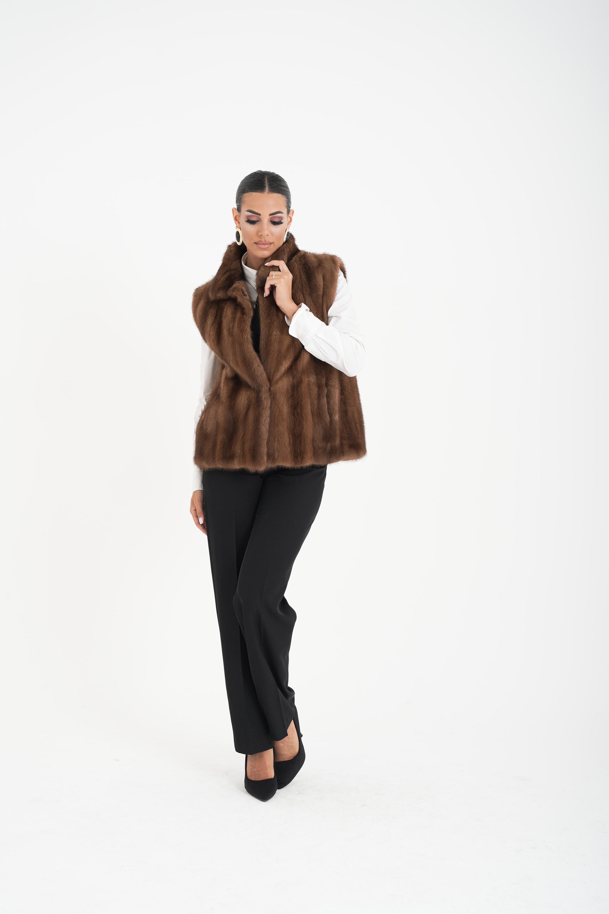 Gilet visone velia