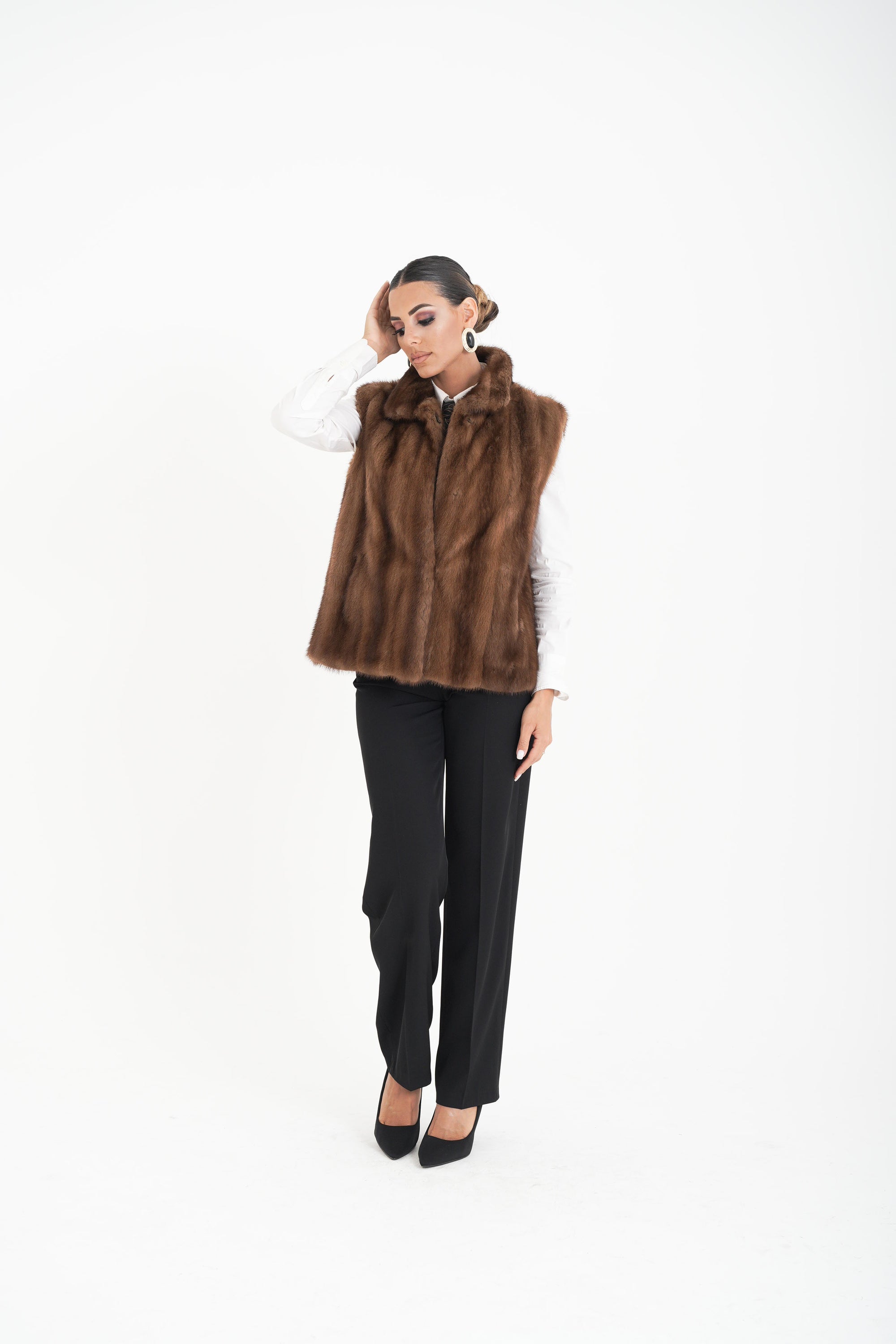 Gilet visone velia