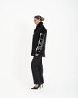 Blazer manica visone
