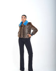 Bomber visone jolie luxury