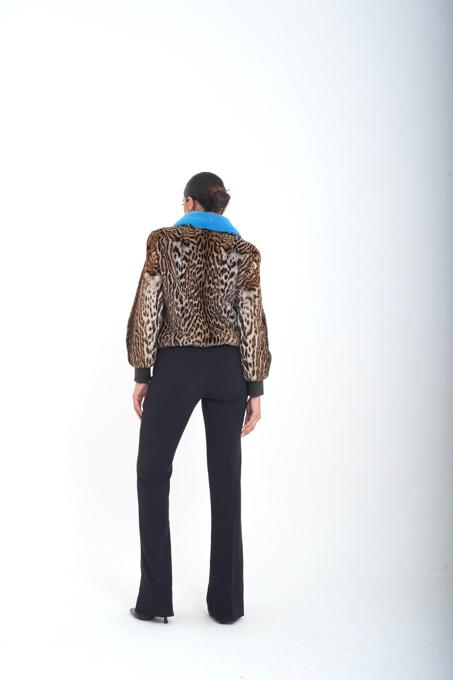 Bomber visone jolie luxury