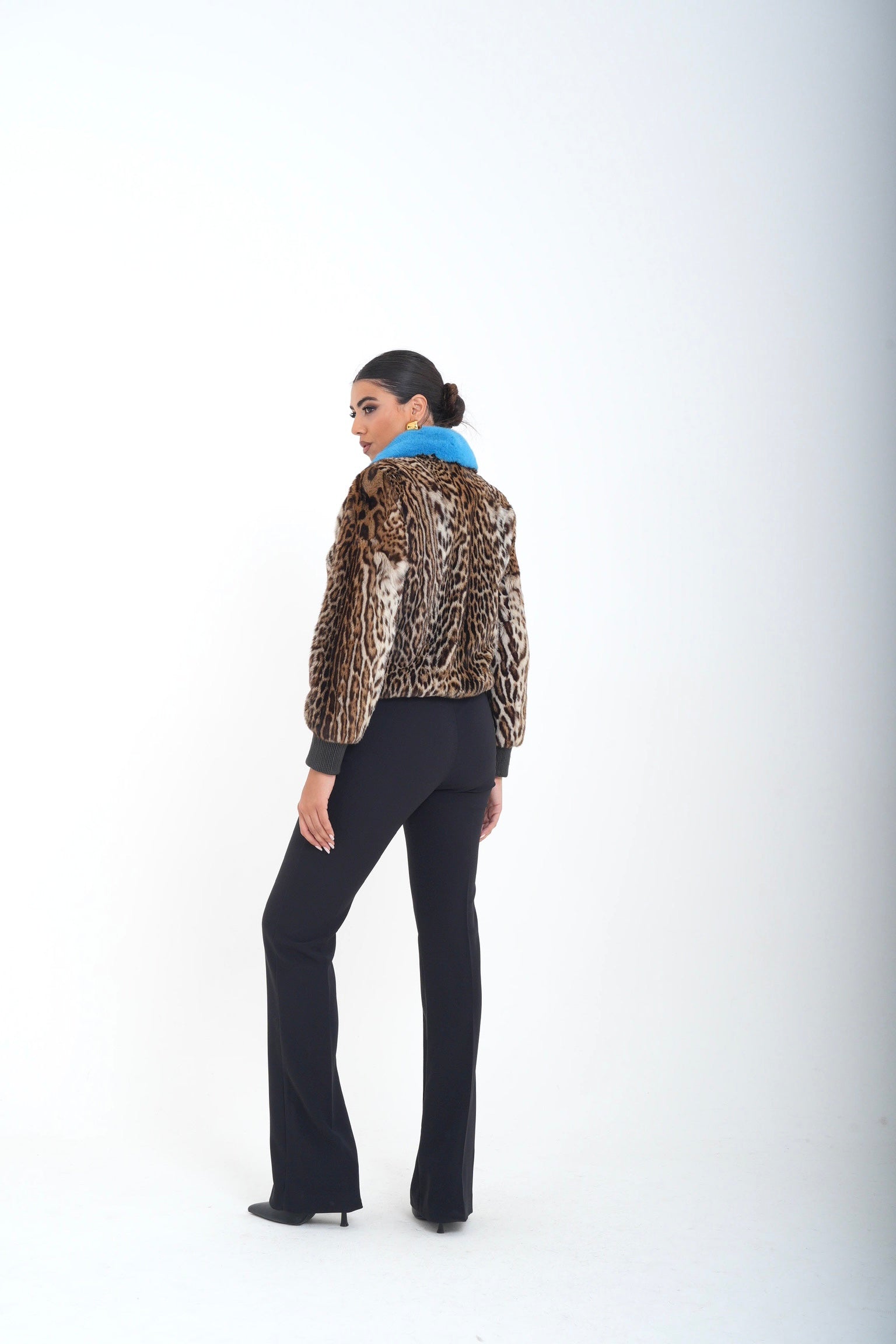 Bomber visone jolie luxury
