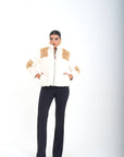 Bomber visone wendy luxury