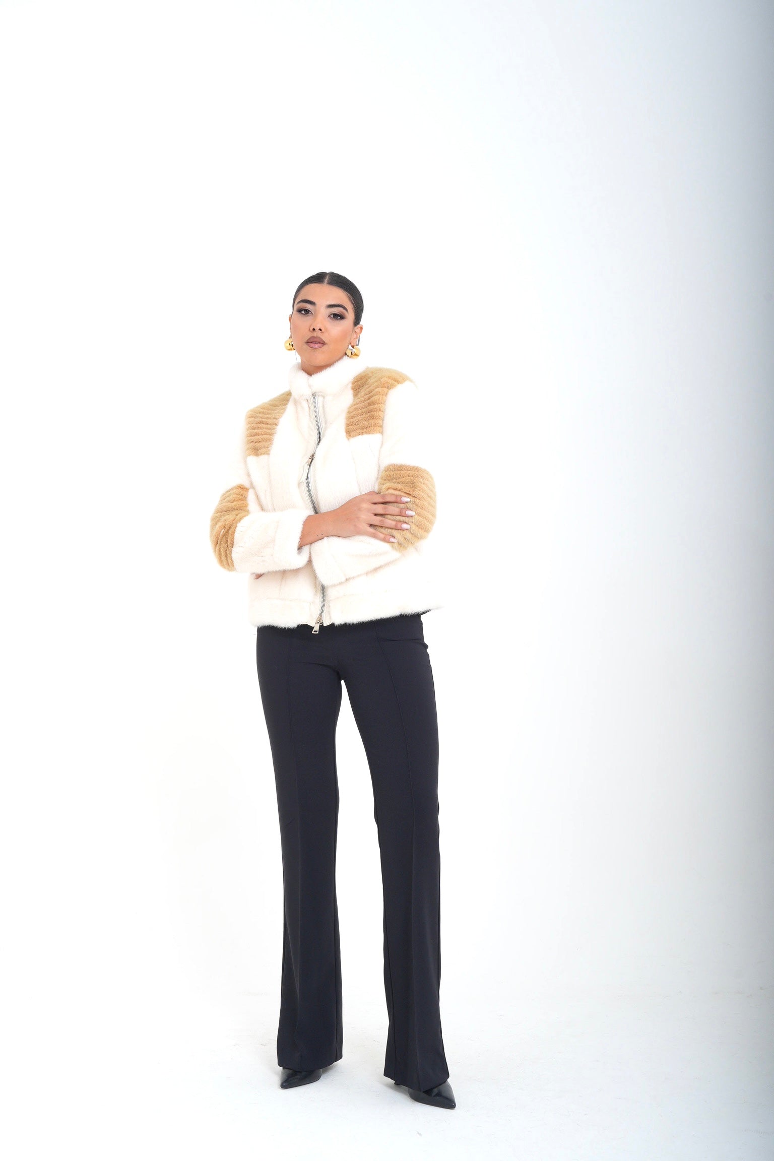 Bomber visone wendy luxury