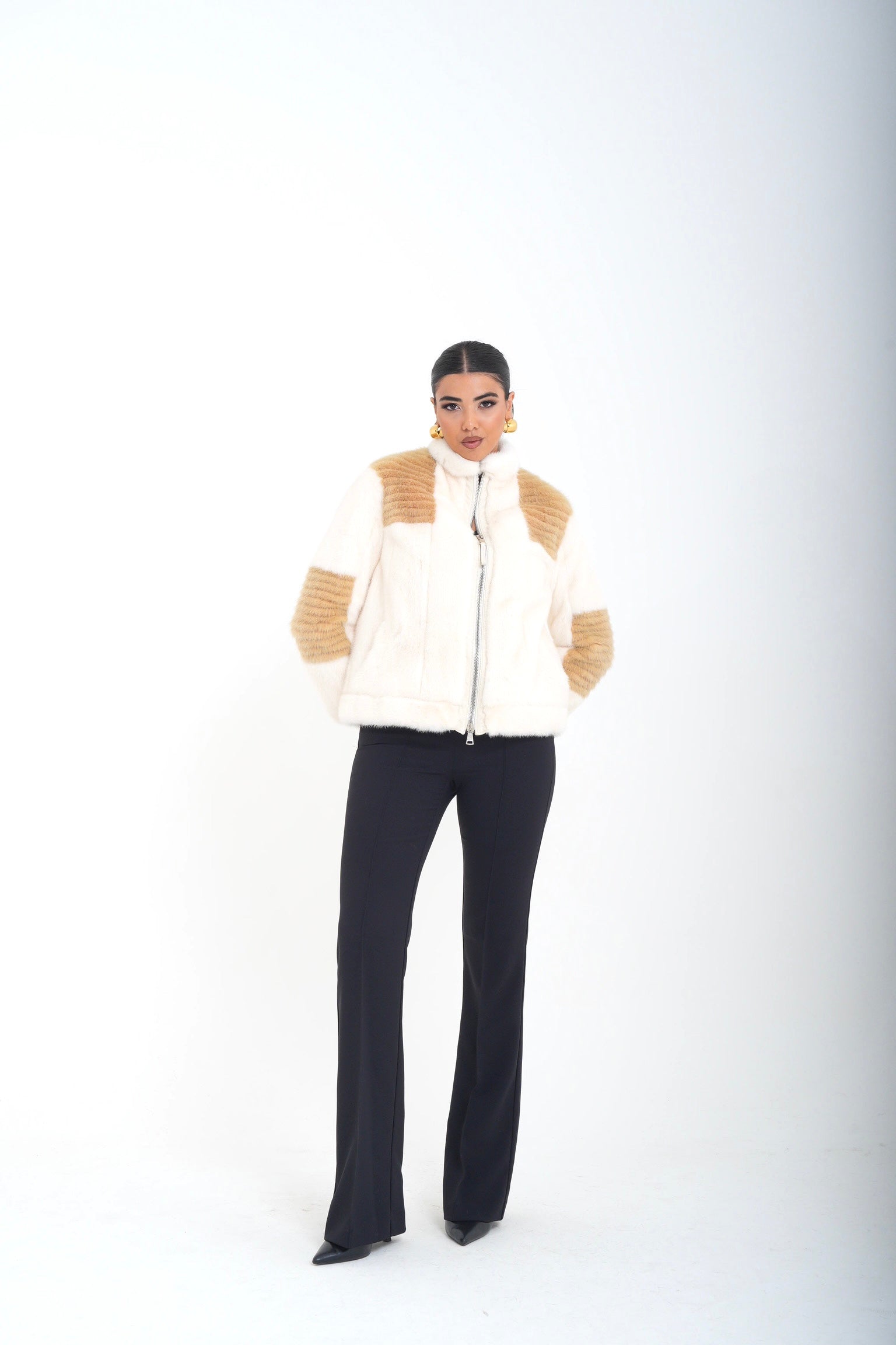 Bomber visone wendy luxury