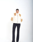 Bomber visone wendy luxury
