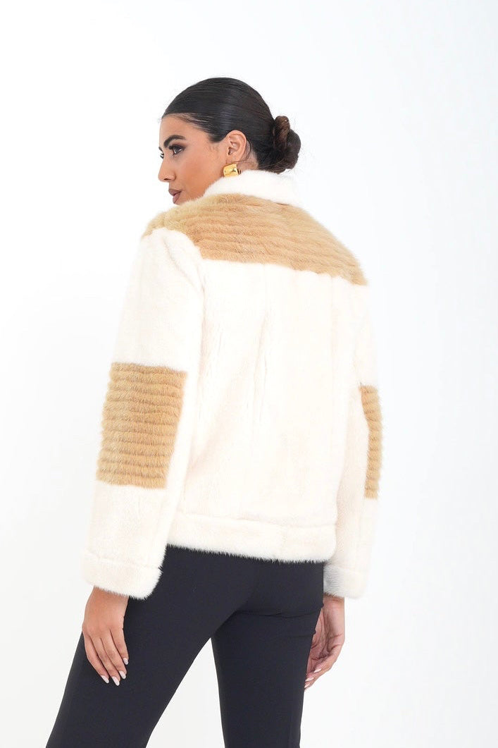 Bomber visone wendy luxury