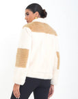 Bomber visone wendy luxury
