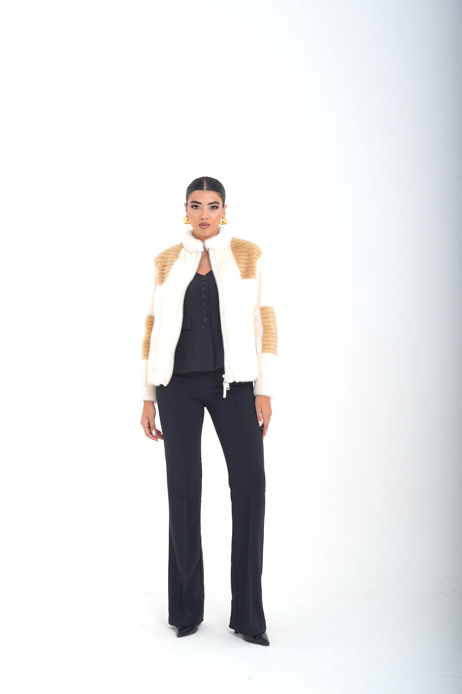 Bomber visone wendy luxury