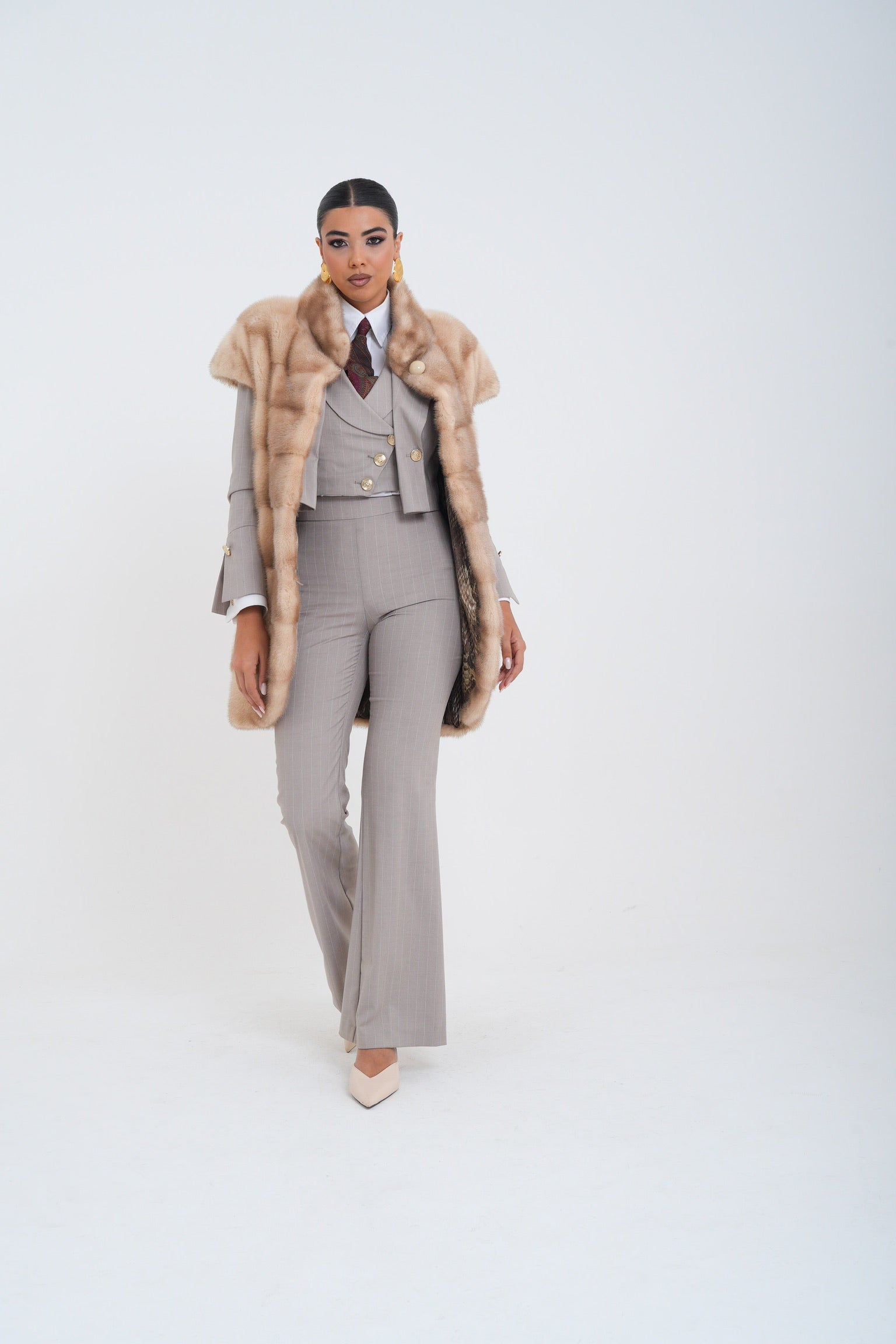 Gilet visone vanity Luxury