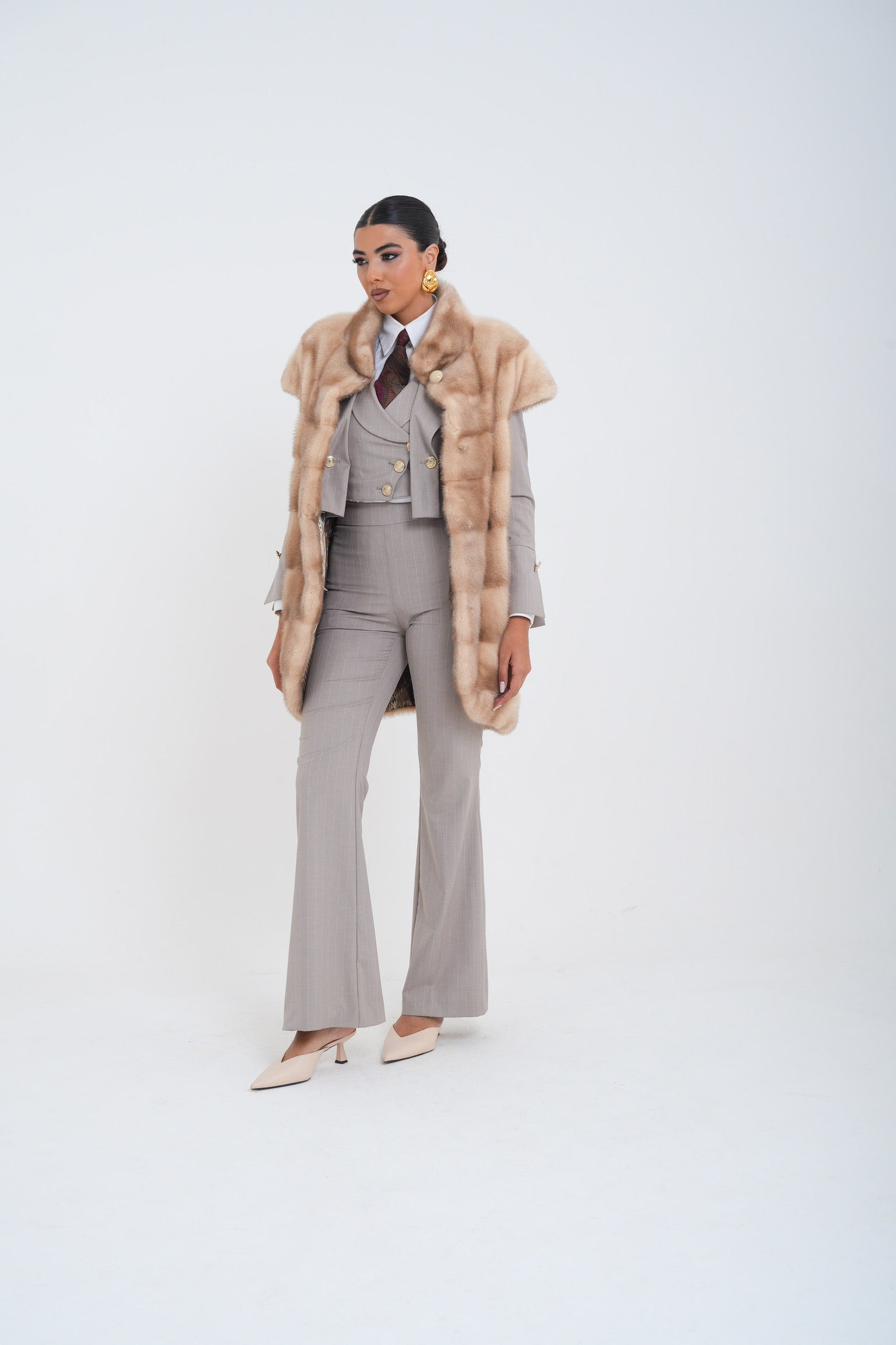 Gilet visone vanity Luxury