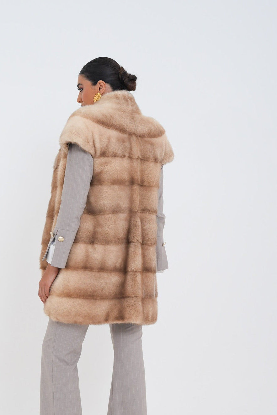 Gilet visone vanity Luxury