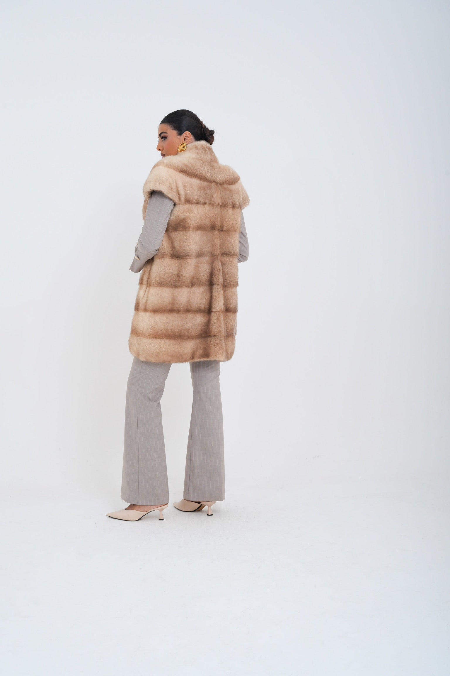 Gilet visone vanity Luxury