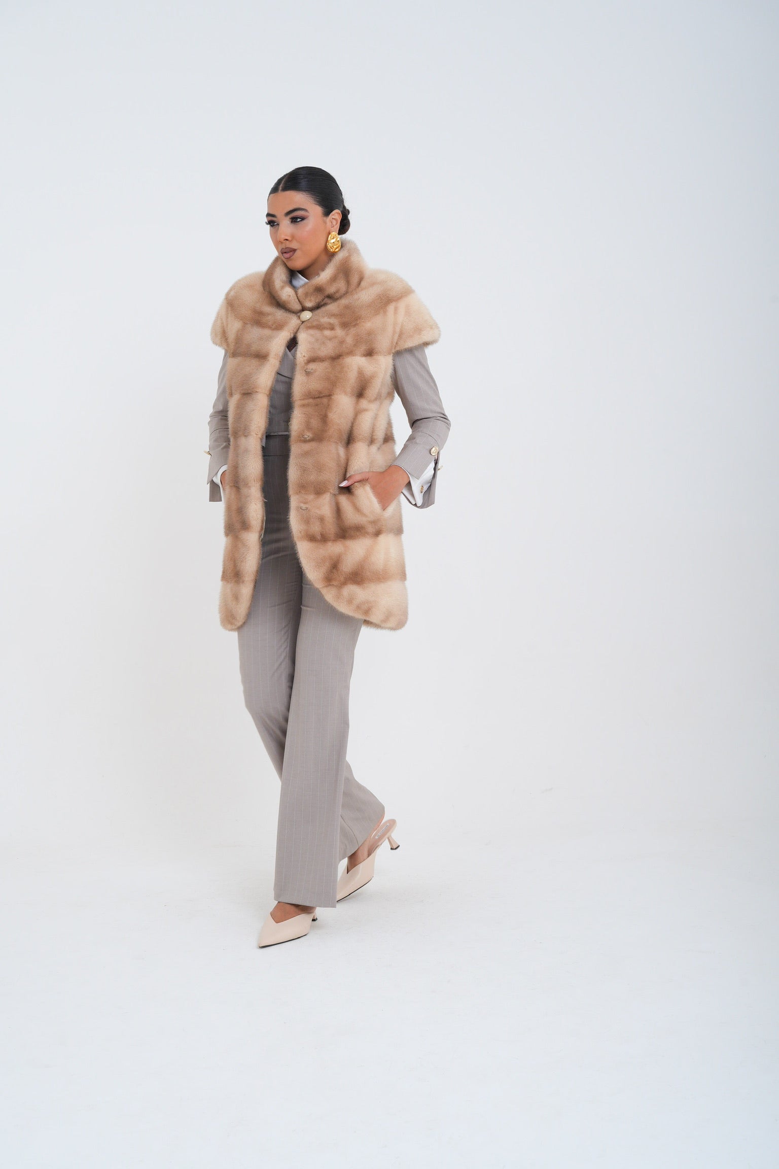 Gilet visone vanity Luxury