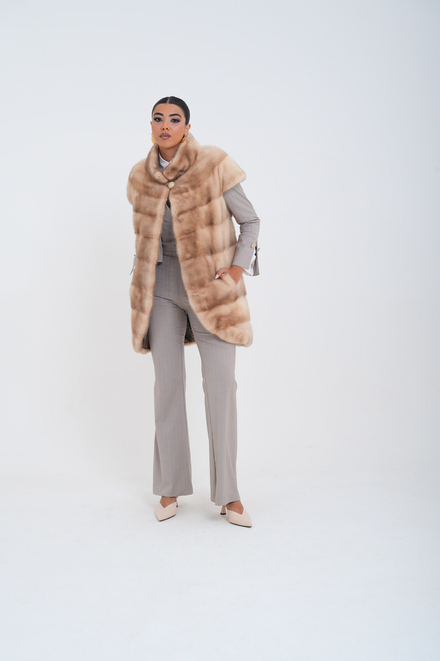 Gilet visone vanity Luxury