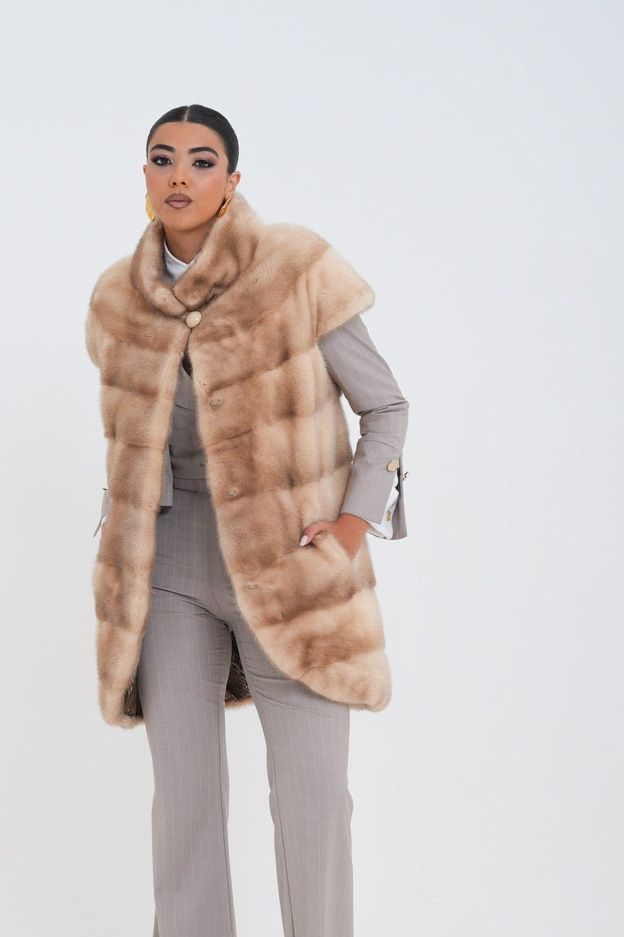 Gilet visone vanity Luxury