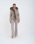 Gilet visone wallis luxury