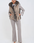 Gilet visone wallis luxury