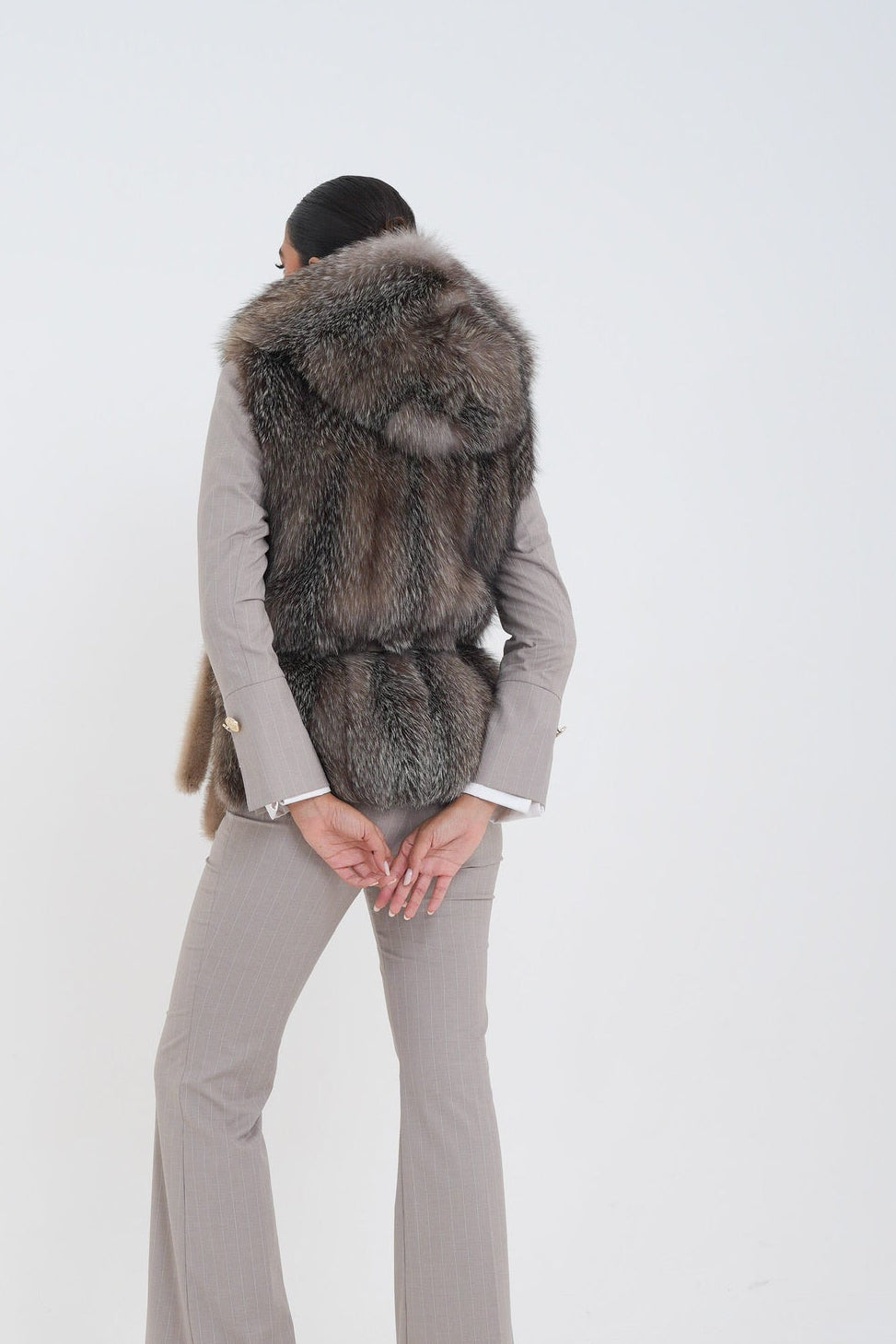 Gilet visone wallis luxury