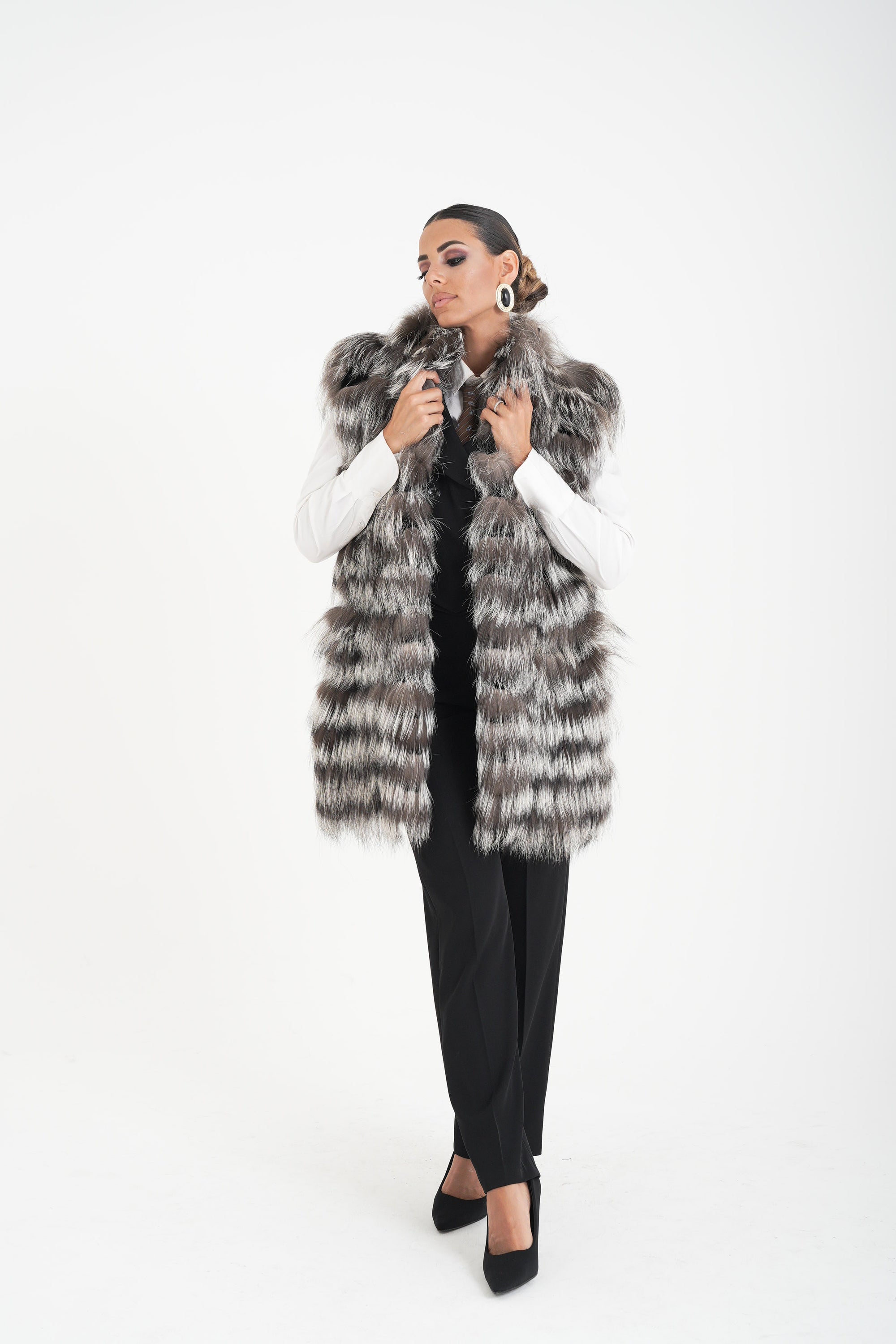 Gilet volpe  fiordaliso