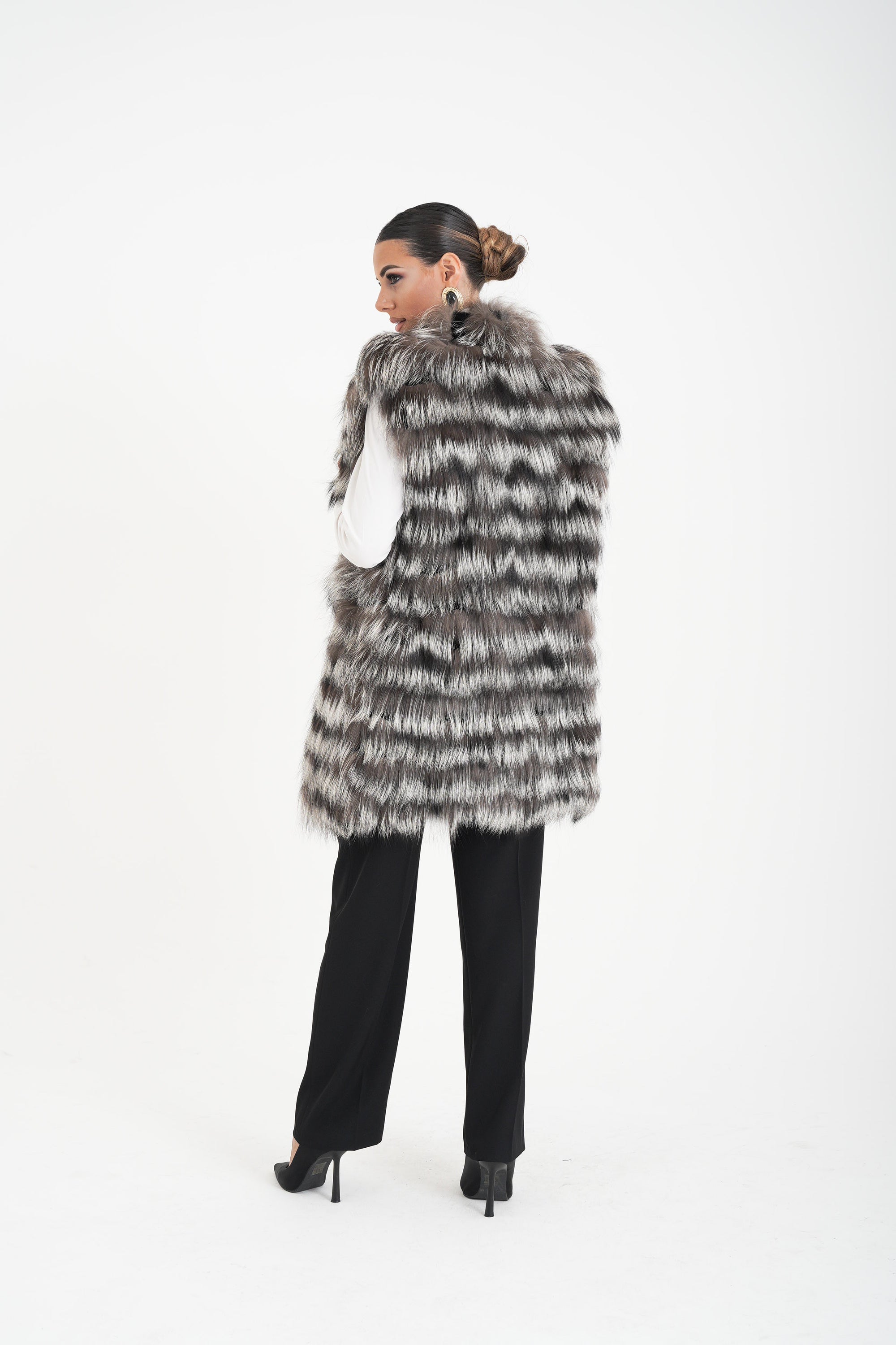 Gilet volpe  fiordaliso