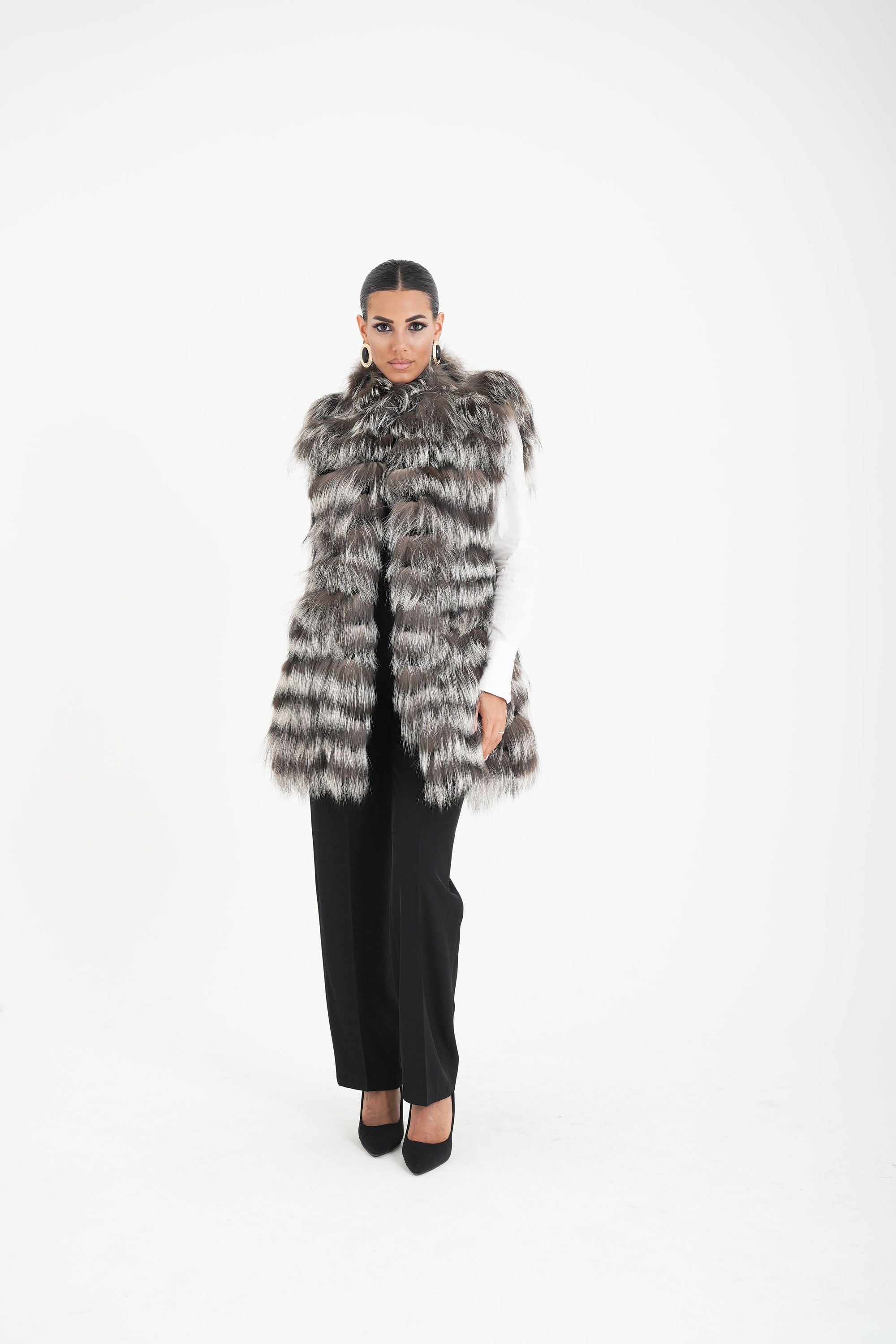 Gilet volpe  fiordaliso