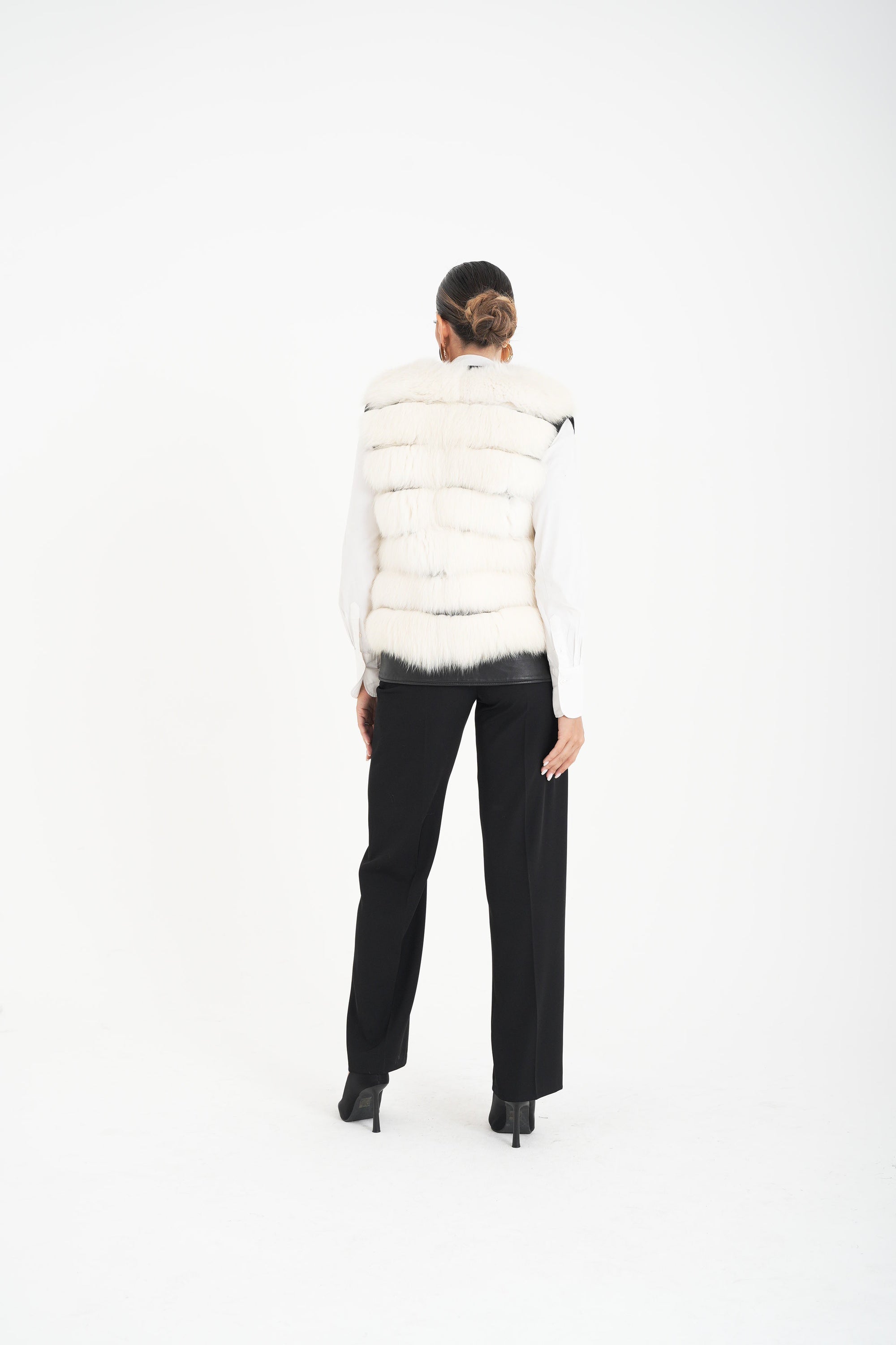 Gilet volpe papavero