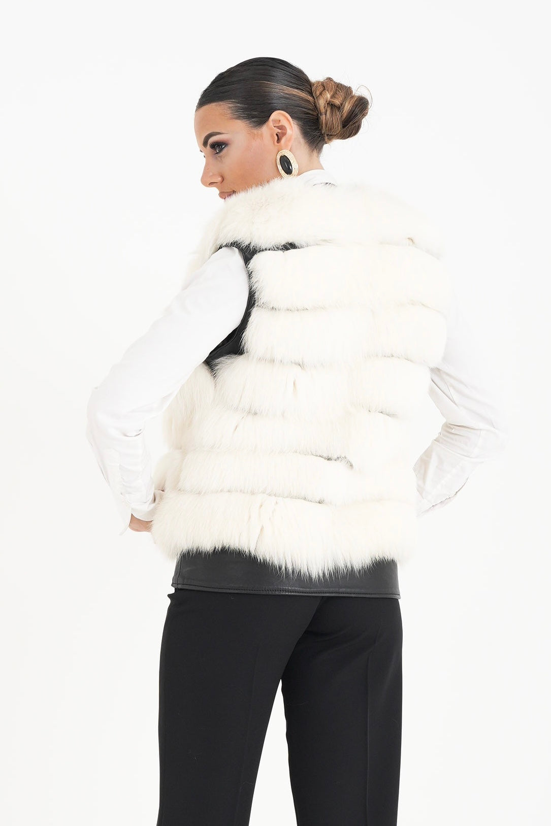 Gilet volpe papavero