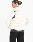 Gilet volpe papavero