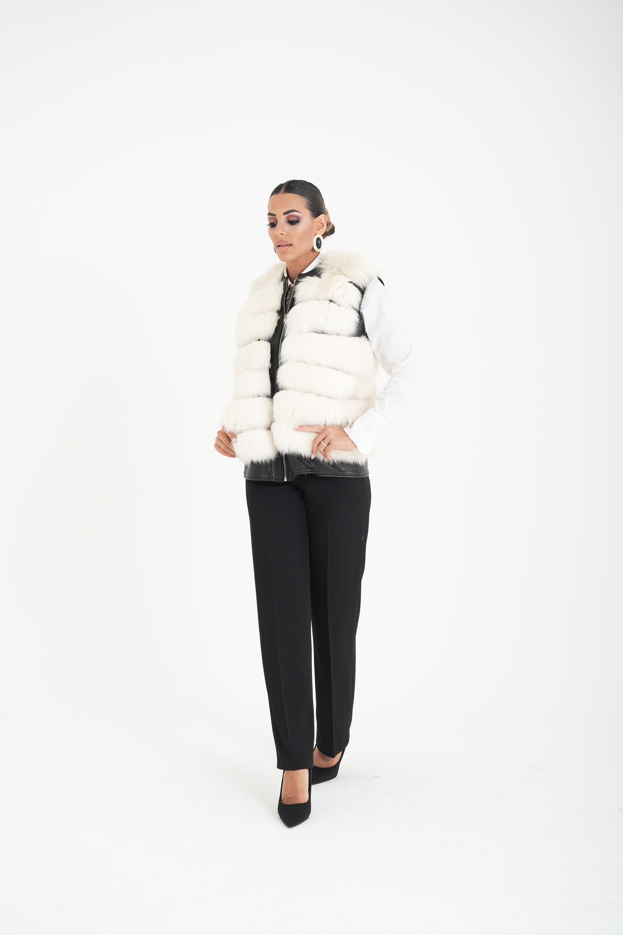 Gilet volpe papavero