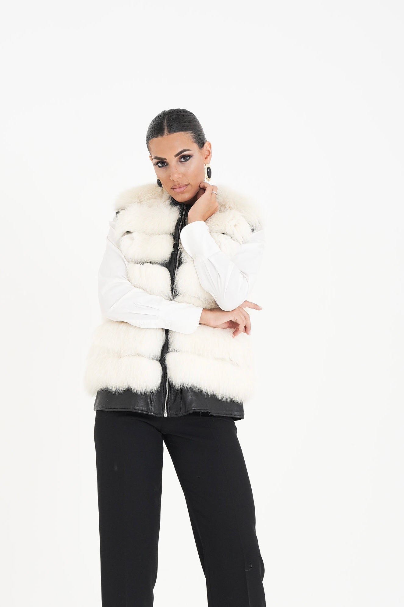 Gilet volpe papavero