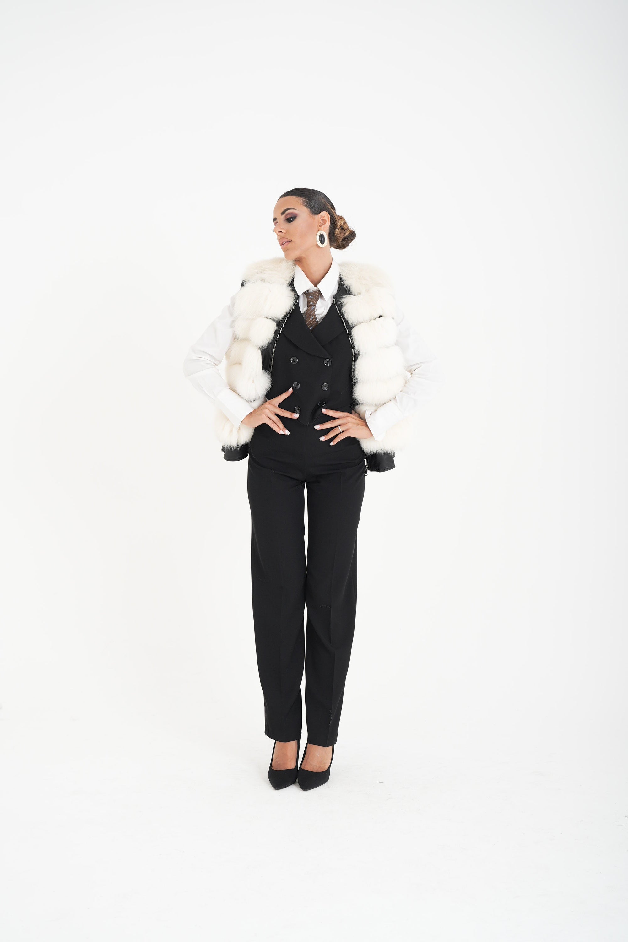 Gilet volpe papavero