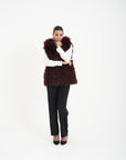 Gilet volpe ibisco