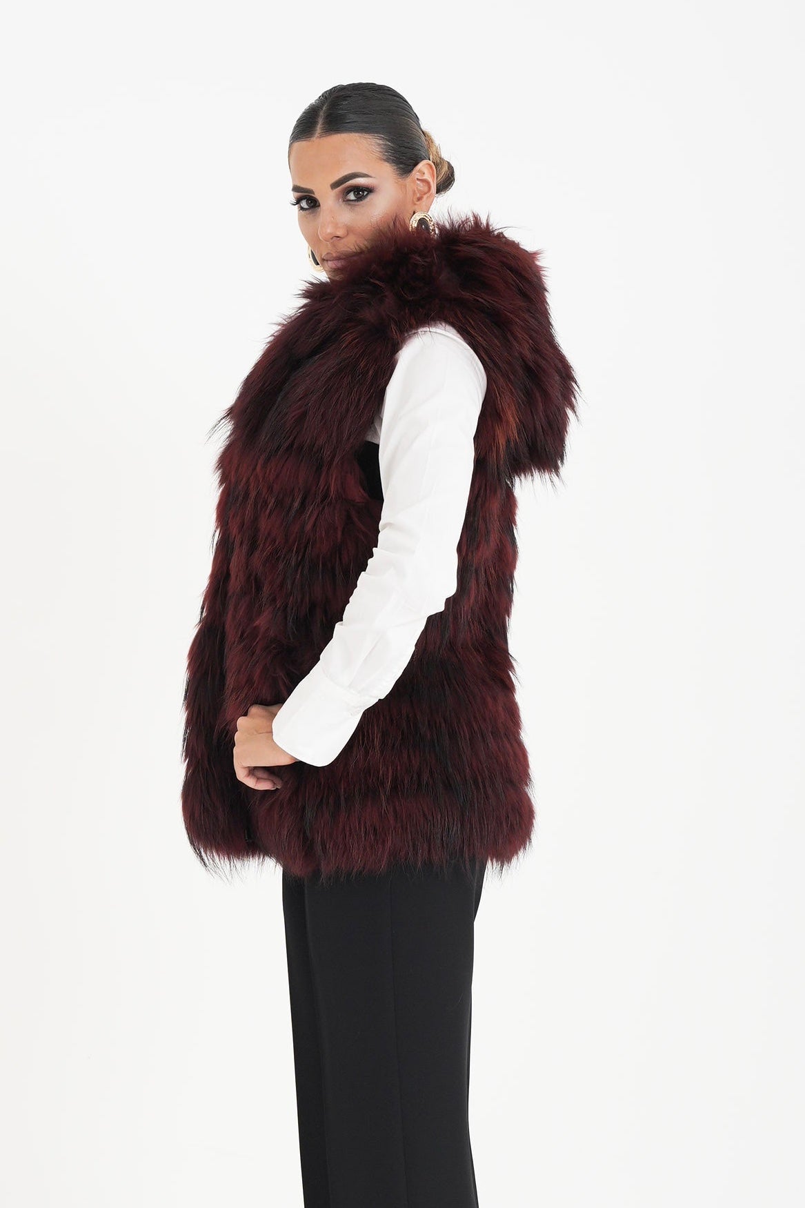 Gilet volpe ibisco