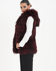 Gilet volpe ibisco