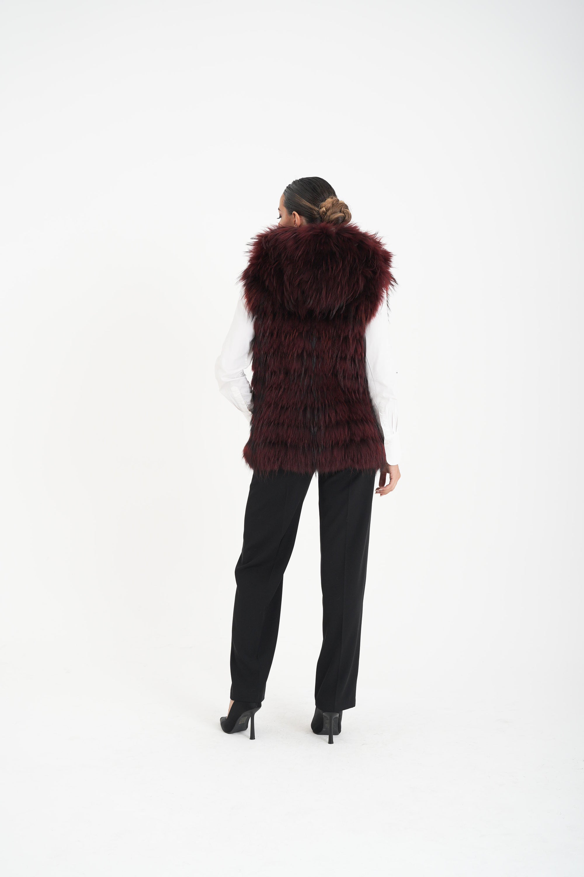 Gilet volpe ibisco