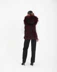 Gilet volpe ibisco