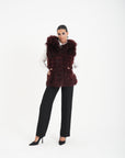 Gilet volpe ibisco