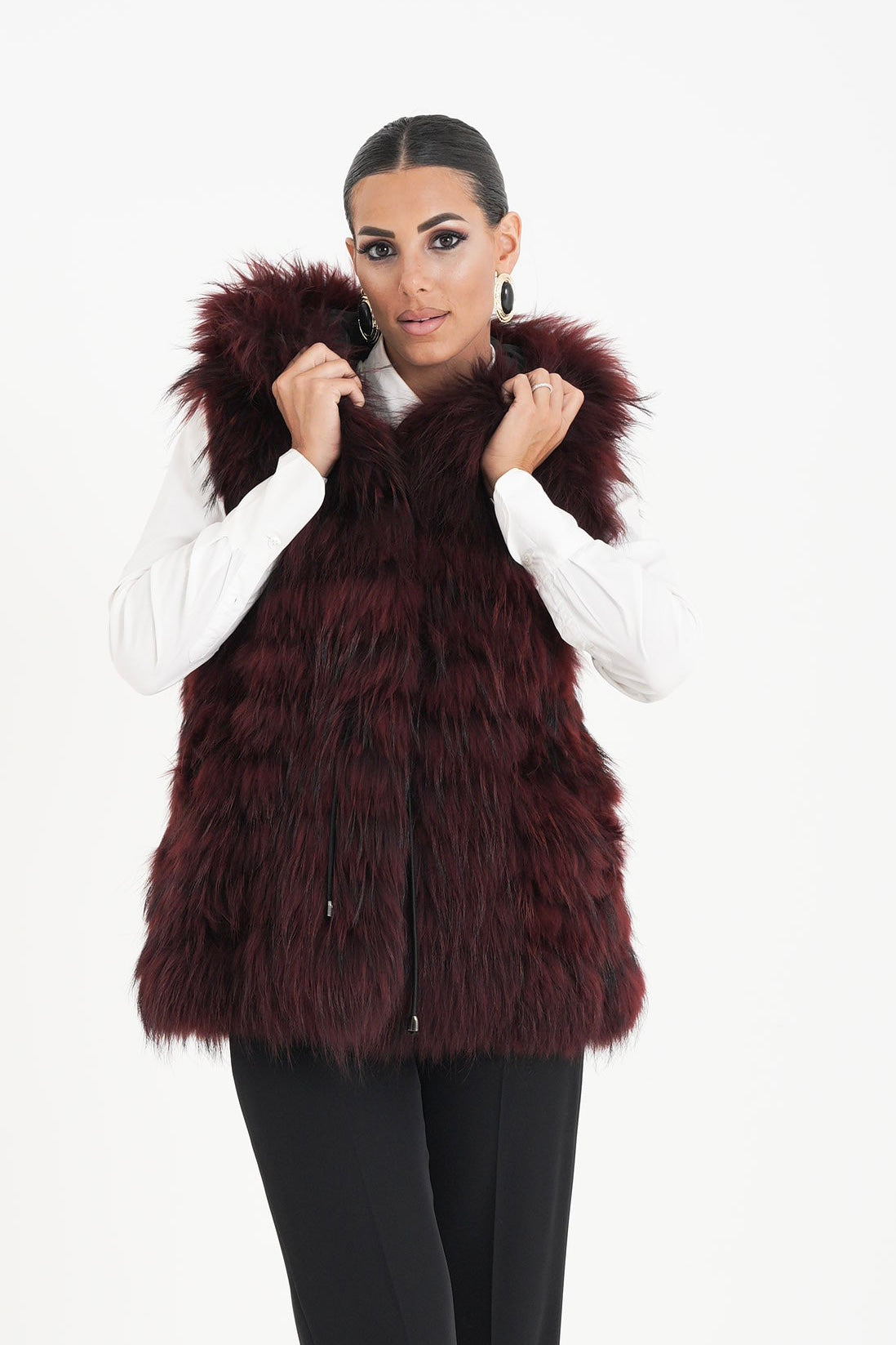 Gilet volpe ibisco