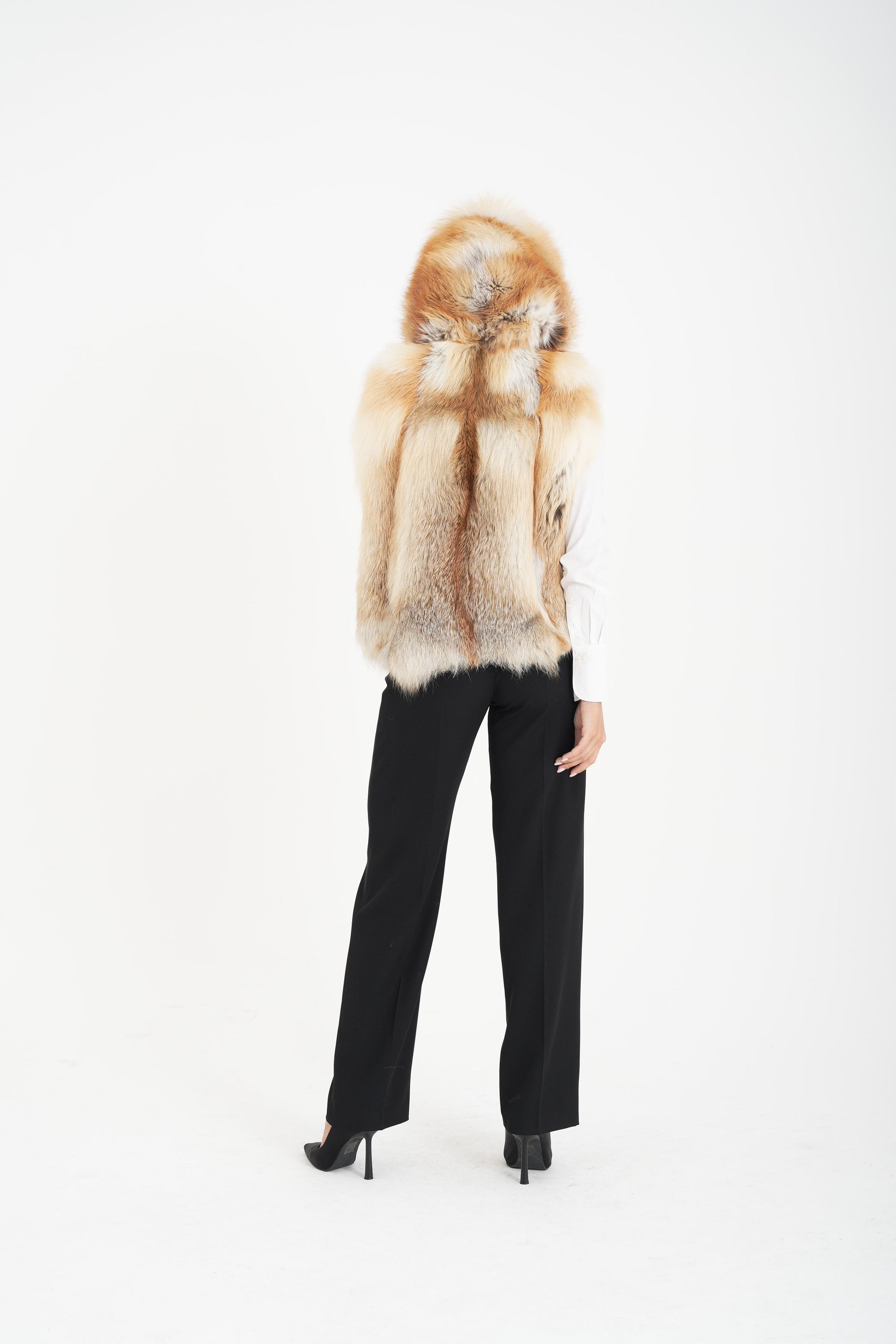 Gilet volpe gioiello