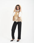 Gilet volpe gioiello