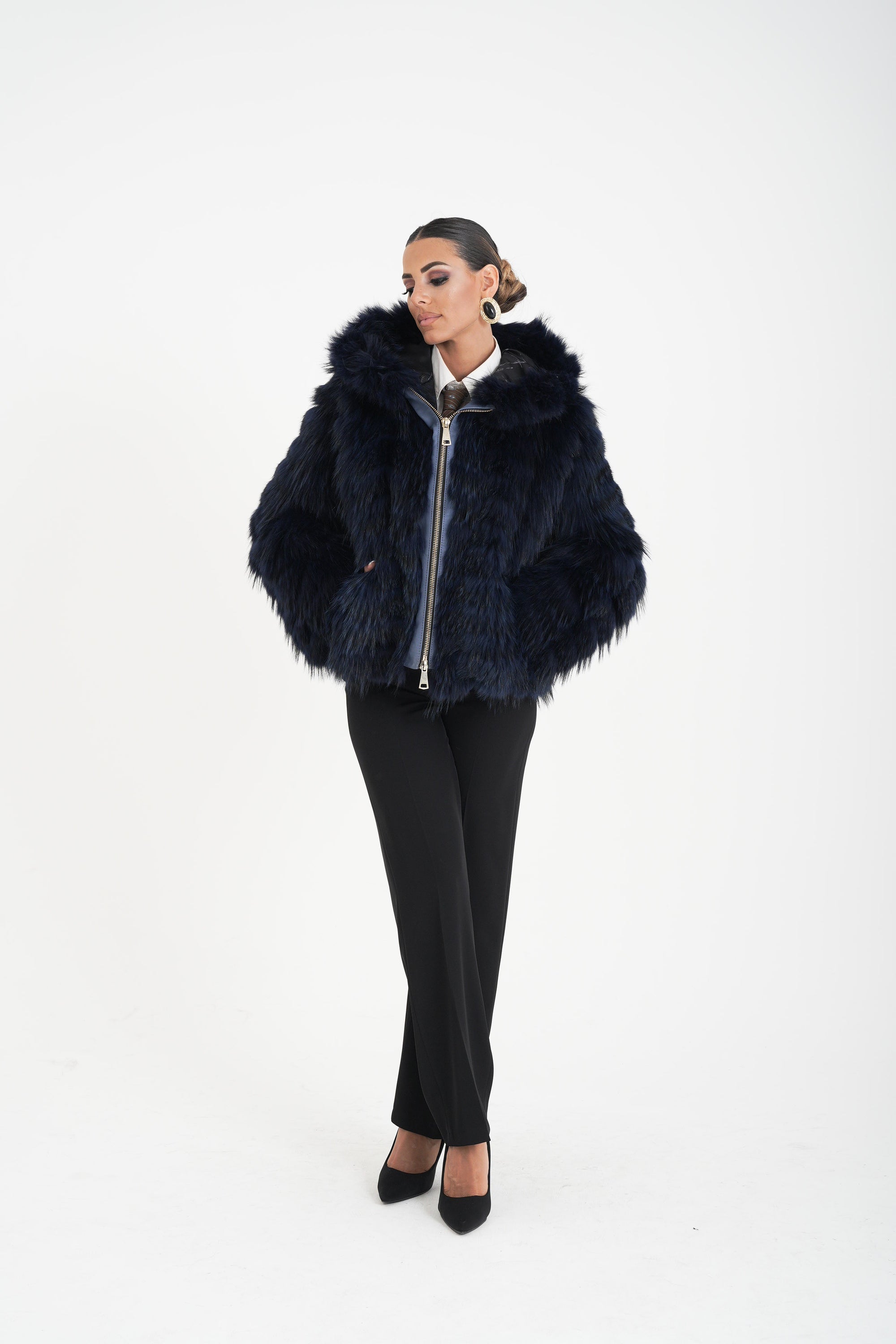 Bomber volpe ciclamino
