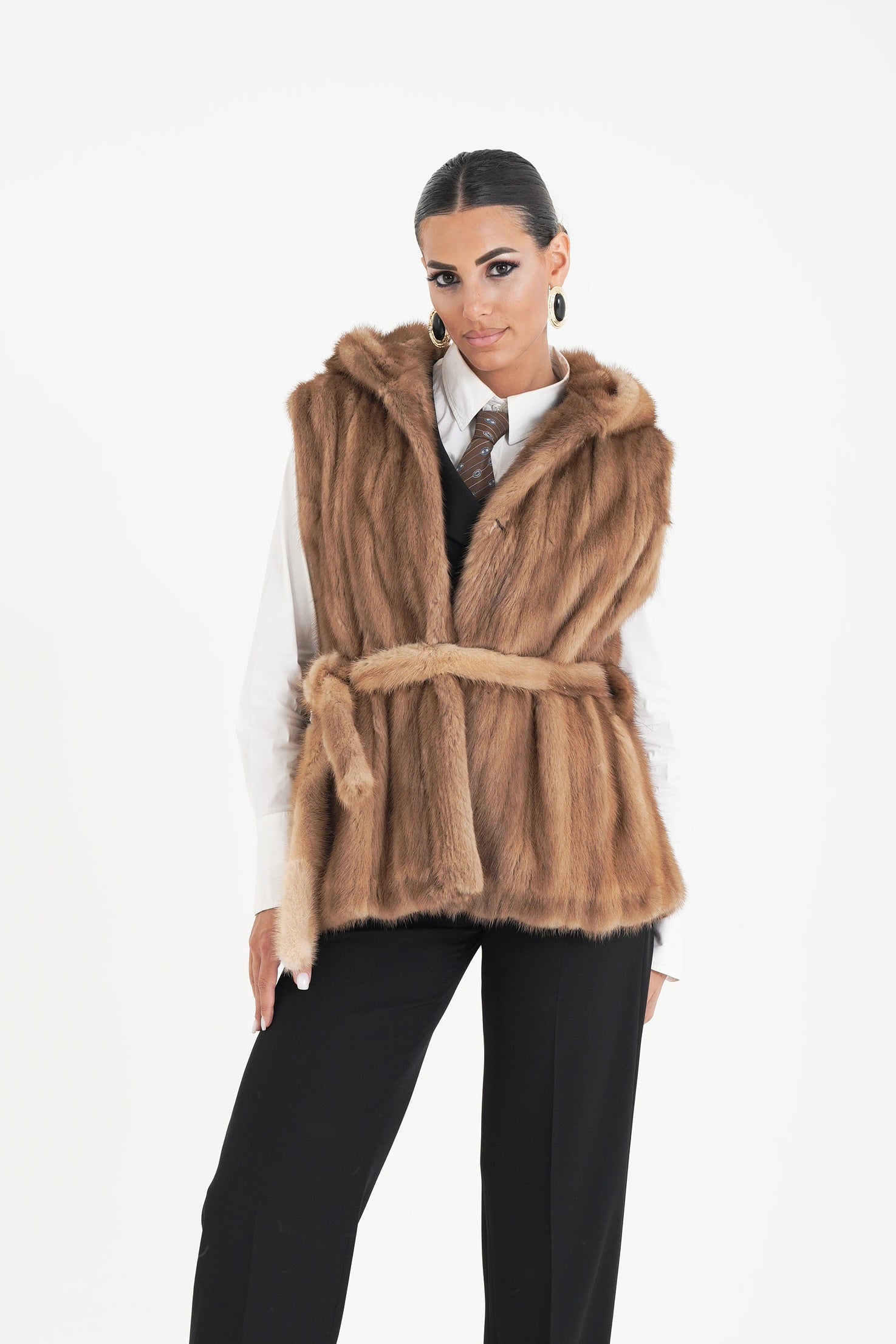 Gilet visone Erica
