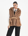 Gilet visone Erica