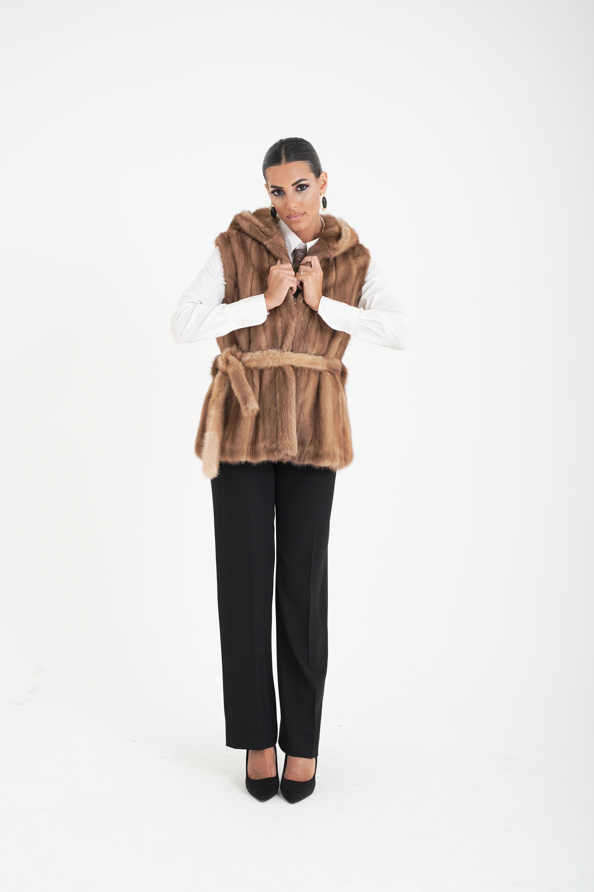 Gilet visone Erica