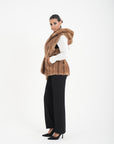 Gilet visone Erica